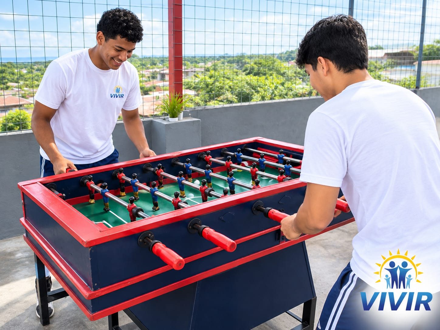 Recreación en la terraza